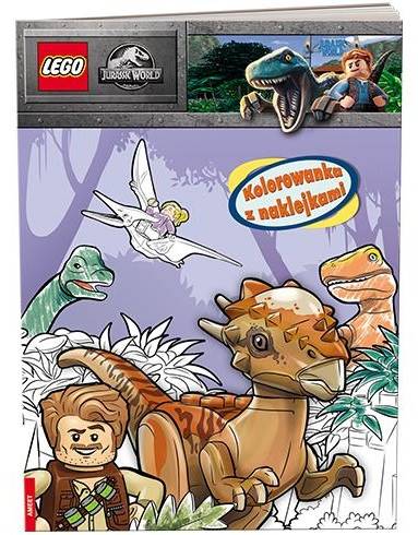 9623 Lego Jurassic World Kolorowanka z naklejkami Praca Zbiorowa 