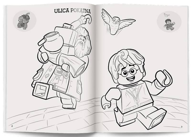 9678 Lego Harry Potter Kolorowanka z naklejkami Praca Zbiorowa 