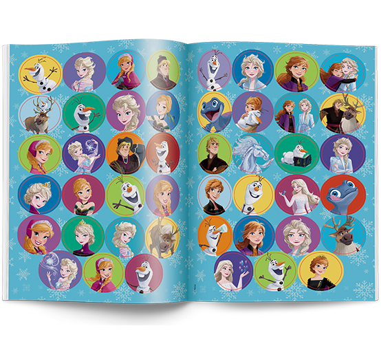 0643 Disney Kraina Lodu kolorowanka według kodu Praca zbiorowa 