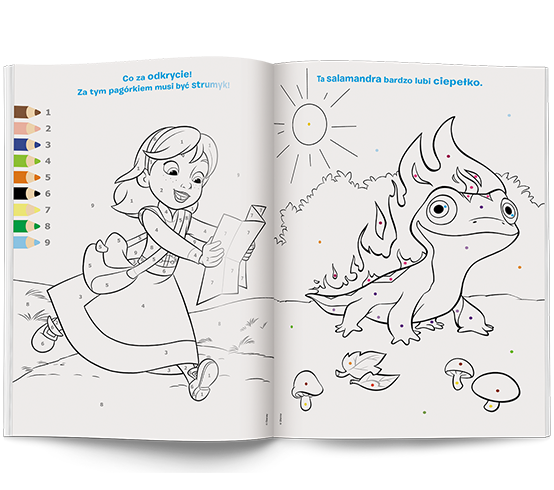 0643 Disney Kraina Lodu kolorowanka według kodu Praca zbiorowa 