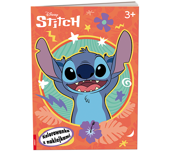1312 Disney Stitch Kolorowanka z naklejkami Praca zbiorowa