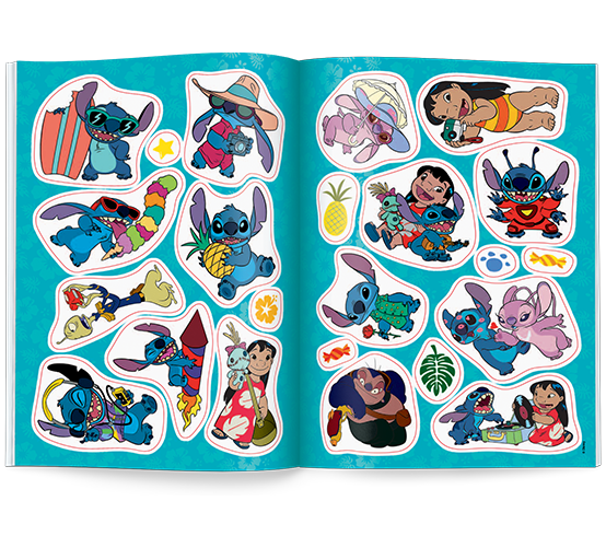 1312 Disney Stitch Kolorowanka z naklejkami Praca zbiorowa