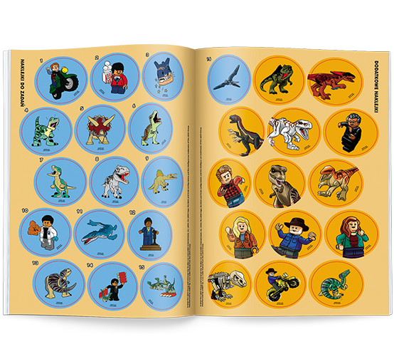 1459 Lego Jurassic World Kolorowanka z naklejkami Praca zbiorowa  