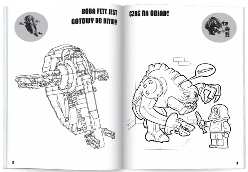 1671 Lego Star Wars Kolorowanka z naklejkami Praca zbiorowa 