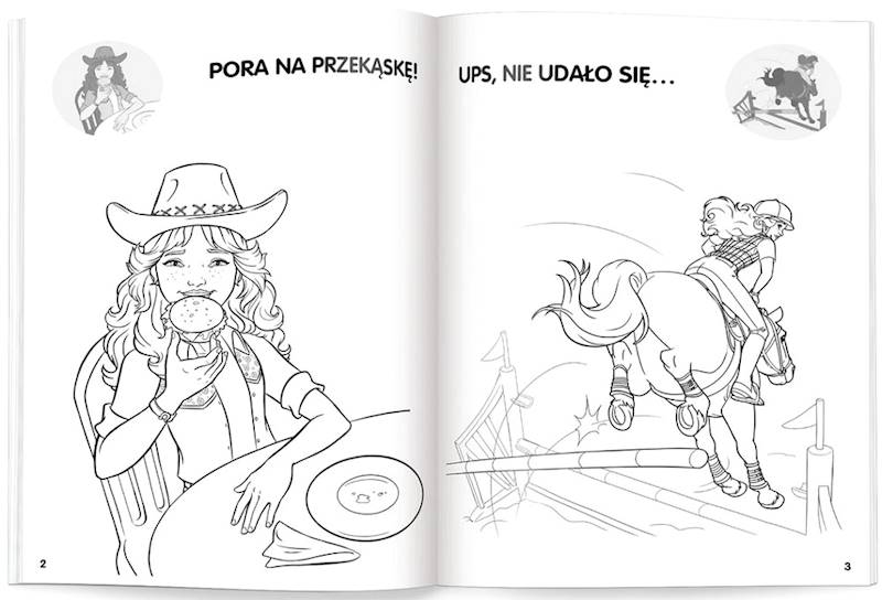 1961 Schleich Horse Club Kolorowanka z naklejkami Praca zbiorowa