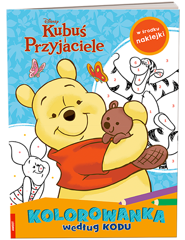2487 Kubuś i Przyjaciele kolorowanka według kodu Praca zbiorowa