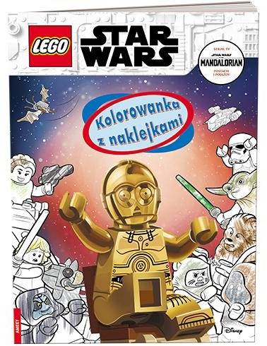 4474 Lego Star Wars Kolorowanka z naklejkami Praca Zbiorowa  