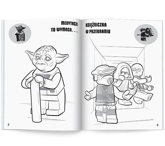 4474 Lego Star Wars Kolorowanka z naklejkami Praca Zbiorowa  