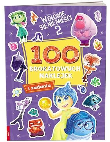 4696 Disney Pixar W Głowie się nie mieści 2 100 Brokatowych Naklejek