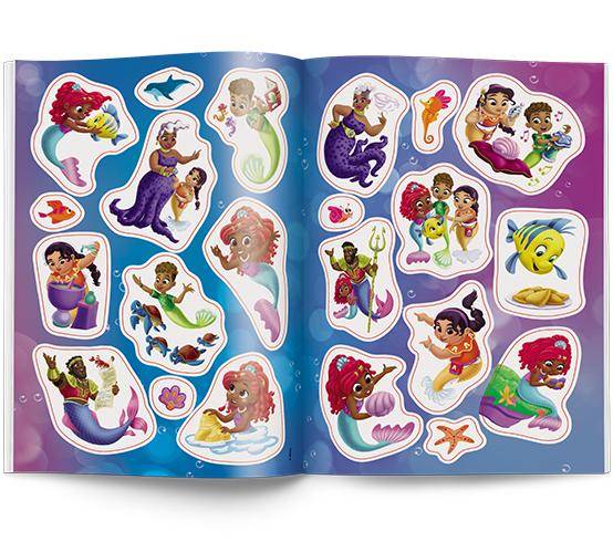 4870 Disney Junior Ariel Kolorowanka z naklejkami Praca Zbiorowa