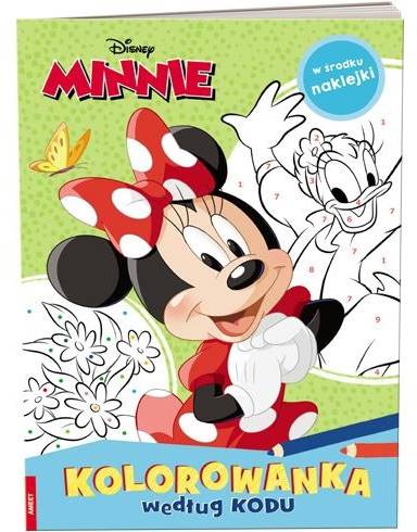 4948 Disney Minnie kolorowanka według kodu Praca zbiorowa