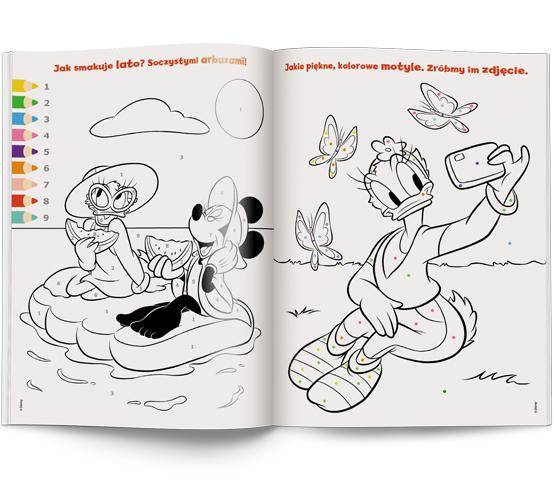 4948 Disney Minnie kolorowanka według kodu Praca zbiorowa