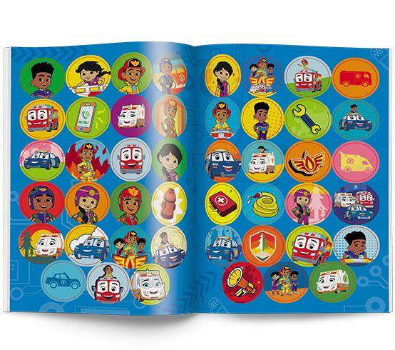 4979 Disney Straż Ekipa kolorowanka według kodu Praca zbiorowa