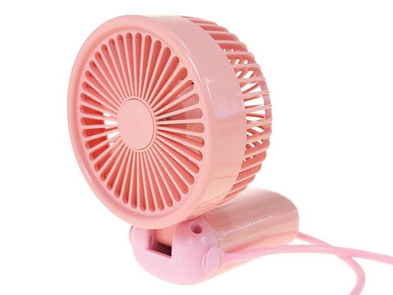 0926 Mini wentylator przenośny USB kolorowy smycz wiatraczek 
