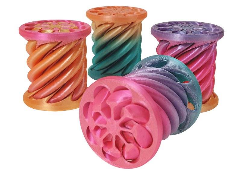 1480 Układanka sensoryczna spiralna 3D edukacyjna zabawka manipulacyjna