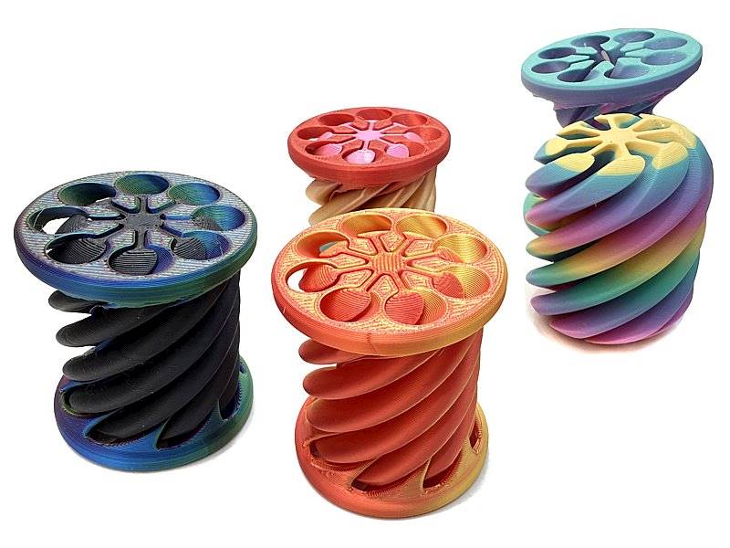 1480 Układanka sensoryczna spiralna 3D edukacyjna zabawka manipulacyjna