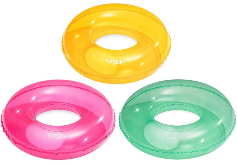 9472 Funsicle kółko dmuchane koło do pływania neonowe 3 kolory