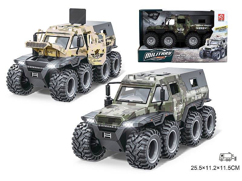 3200 Wojskowy Pojazd Terenowy Auto Militarne Światło Dźwięk 