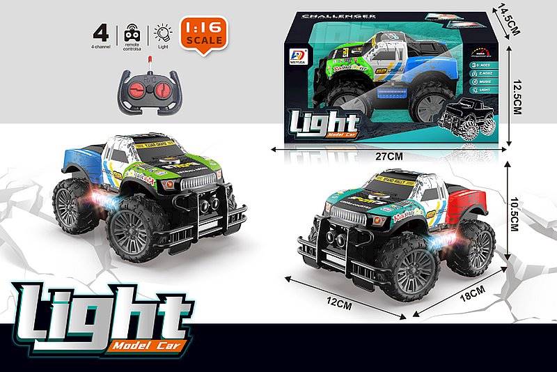 3286 Auto terenowe zdalnie sterowane na pilota RC Monster Truck 