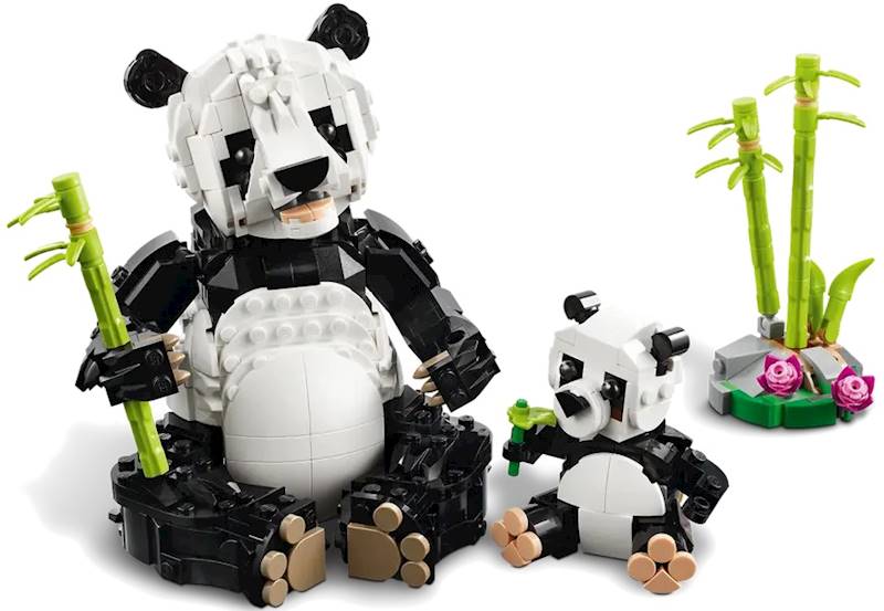 31165 Klocki Lego Creator 3w1 Dzikie zwierzęta: rodzina pand 626 elementów 
