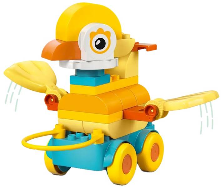 10448  Klocki Lego Duplo 3w1 Zwierzątka na kółkach 58 elementów