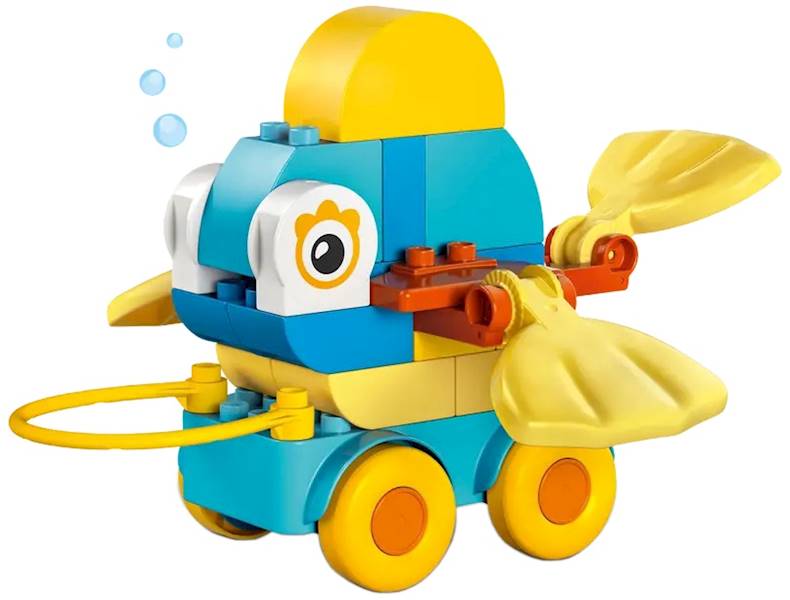 10448  Klocki Lego Duplo 3w1 Zwierzątka na kółkach 58 elementów