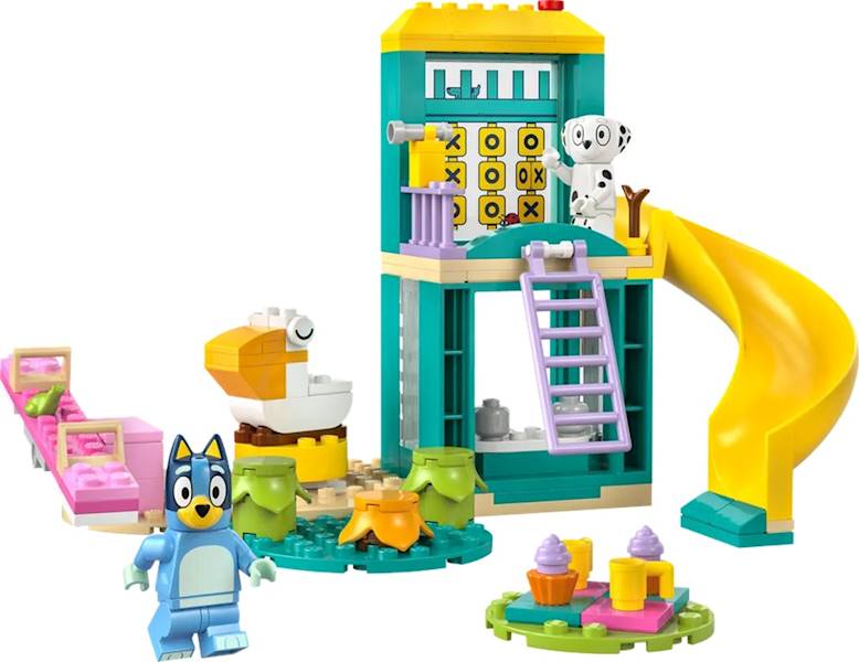 11201 Klocki Lego Bluey - Blue i Łatka na placu zabaw 104 elementy 
