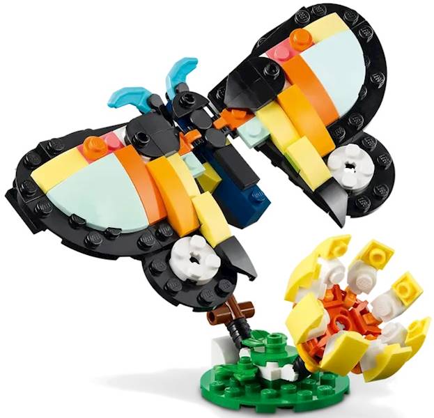 31173 Klocki Lego Creator Dzikie zwierzęta Tropikalny tukan 225 elementy 