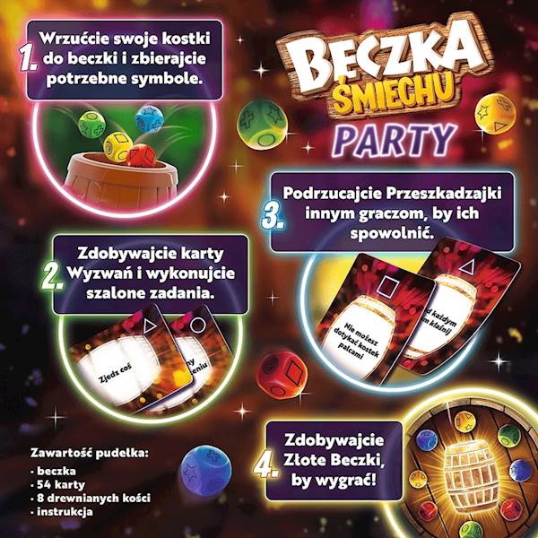 8256 Gra zręcznościowa rodzinna Beczka Śmiechu Party Trefl