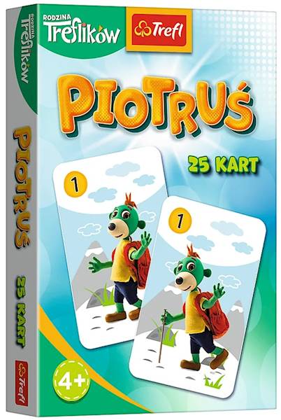 5075 2w1 Gra karciana Rodzina Treflików Piotruś i memo karty