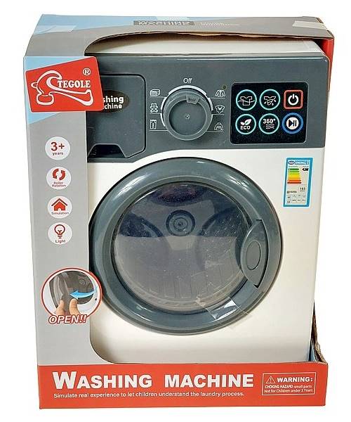 2617 Pralka Zabawka Interaktywna dla Dzieci ze Światłem i Dźwiękiem