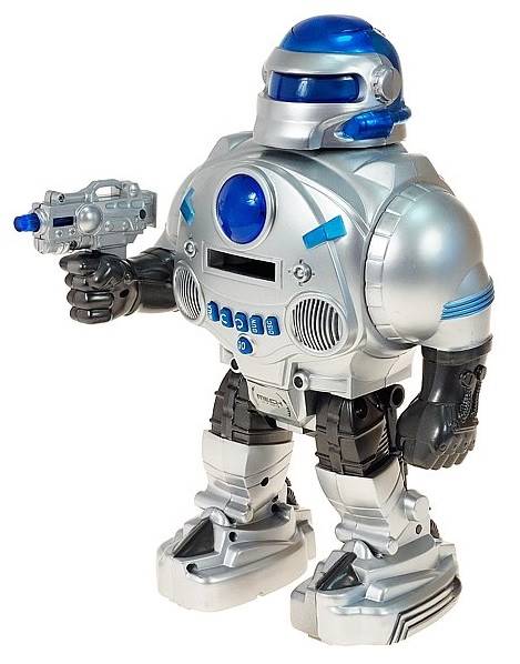 6928 Duży Robot Zdalnie Sterowany Strzela Dyskami Interaktywny Światło