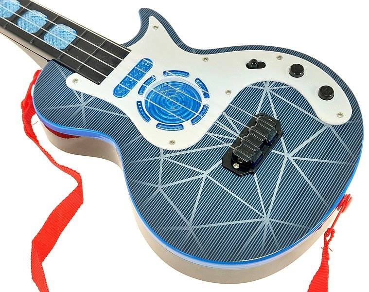 9665 Elektyrczna gitara z światłem i dźwiękiem dla dzieci