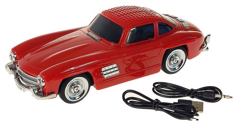 4375 Przenośny metalowy głośnik model samochodu radio fm auto