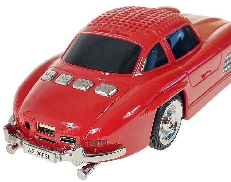 4375 Przenośny metalowy głośnik model samochodu radio fm auto