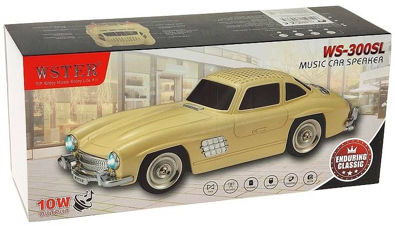 4375 Przenośny metalowy głośnik model samochodu radio fm auto