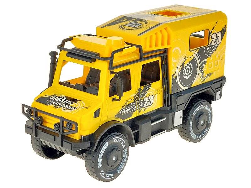 5846 Zestaw 2 Autek Terenowych Samochody Transportowe Zabawka dla Dzieci