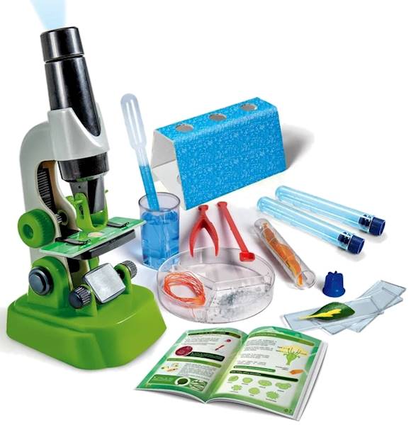 50071 Clementoni Mój Pierwszy Mikroskop Laboratorium Naukowe 50071