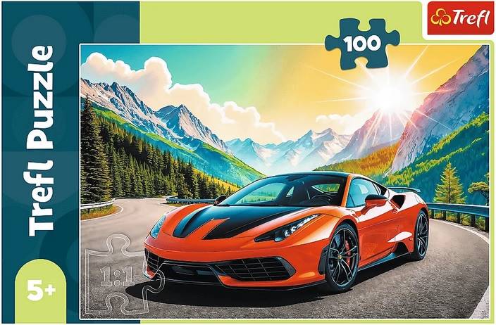 4909 Trefl puzzle 100 elementów Wyścig z czasem