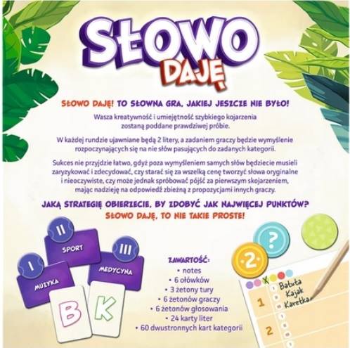 7075 Trefl Gra Rodzinna Słowo Daję