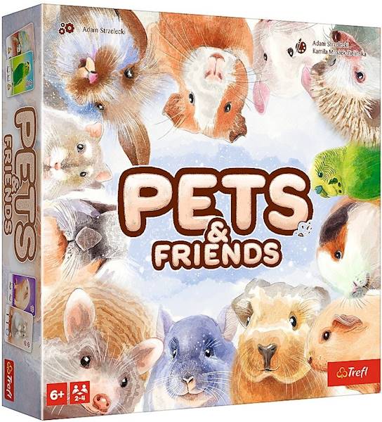 4432 Trefl Gra Planszowa Pets & Friends Zwierzątka