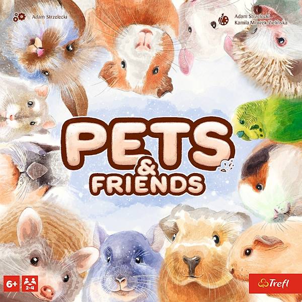 4432 Trefl Gra Planszowa Pets & Friends Zwierzątka