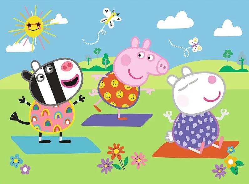 1245 Puzzle Mini Maxi 20 elementów Świnka Peppa Trefl Peppa Pig