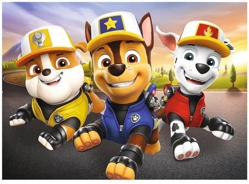 1443 Puzzle Mini Maxi 20 elementów Psi Patrol Wesołe Pieski Trefl 