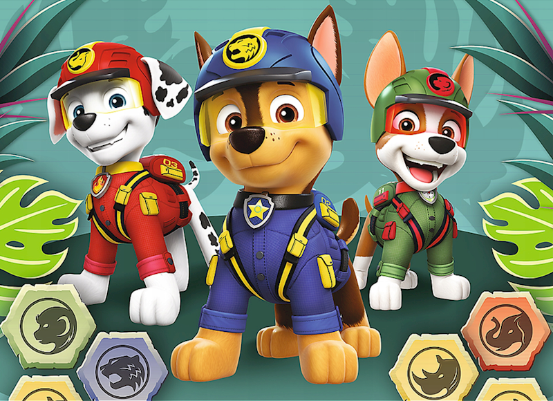 1450 Puzzle Mini Maxi 20 elementów Psi Patrol Wesołe Pieski Trefl