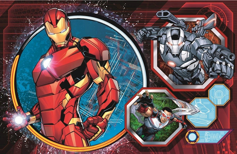 6153 Puzzle mini 54 elementy Bohaterowie The Avengers Trefl