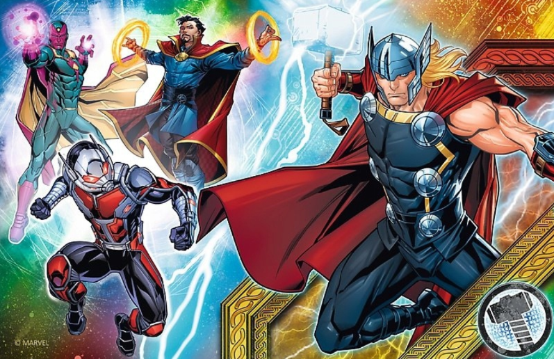 6160 Puzzle mini 54 elementy Bohaterowie The Avengers Trefl