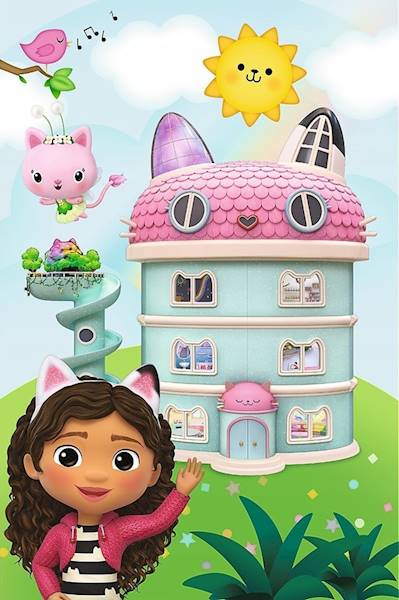 7761 Puzzle mini 54 elementy Z Gabi zawsze jest wesoło Koci Domek Gabi Trefl 