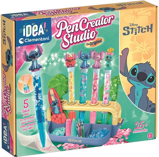 18218 Clementoni Idea zestaw kreatywny Fabryka długopisów Stitch Disney 