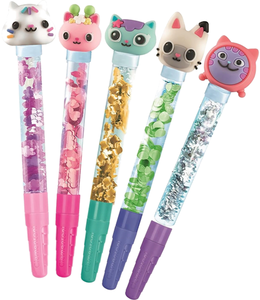 18214 Clementoni Idea zestaw kreatywny Fabryka długopisów Koci Domek Gabi